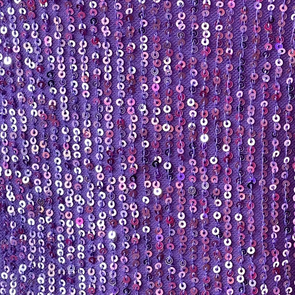 FASHION Nova Purple Sequin Mini Dress Petite XS - Picture 7 of 10